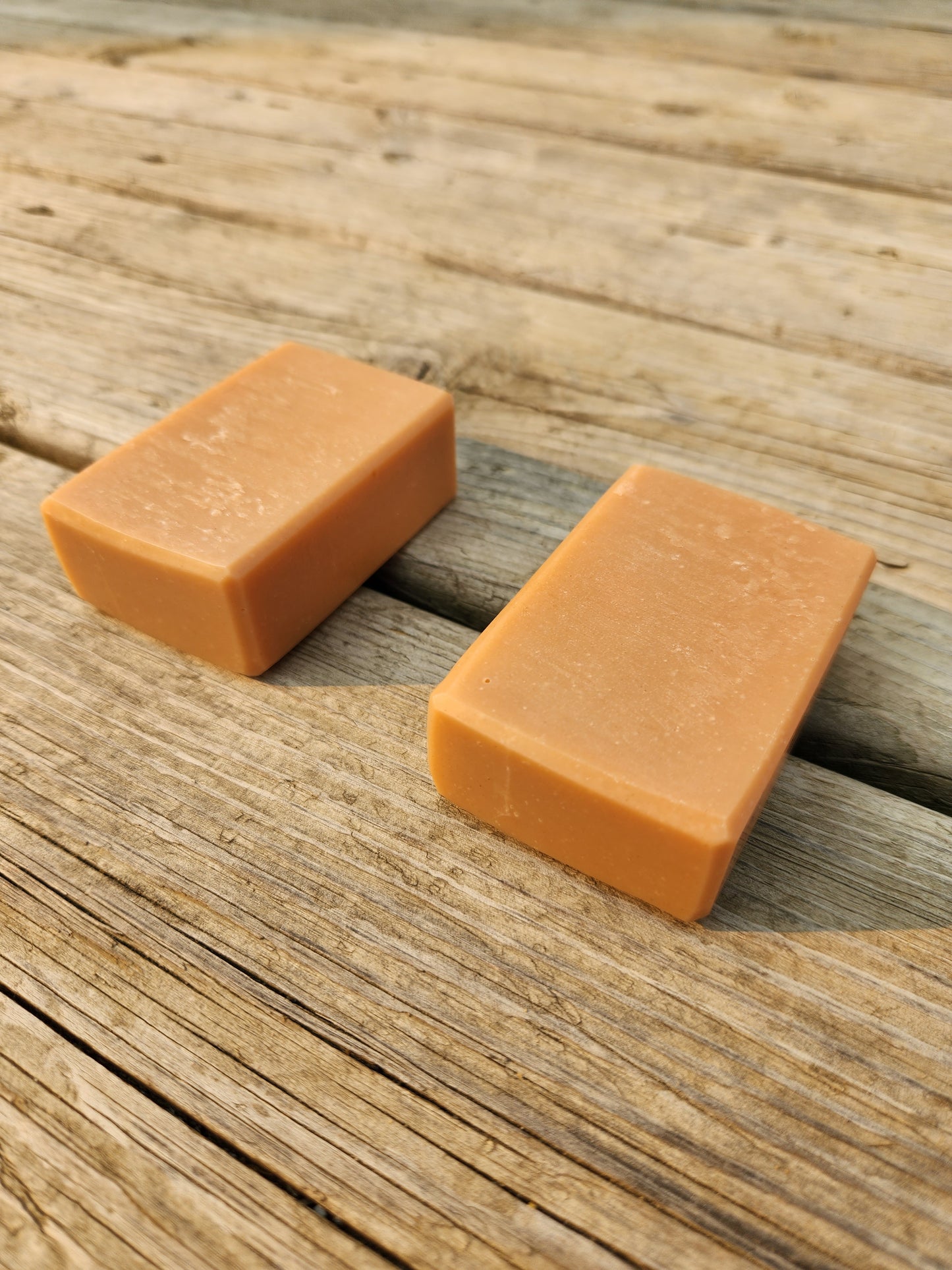 Grapefruit and pink clay